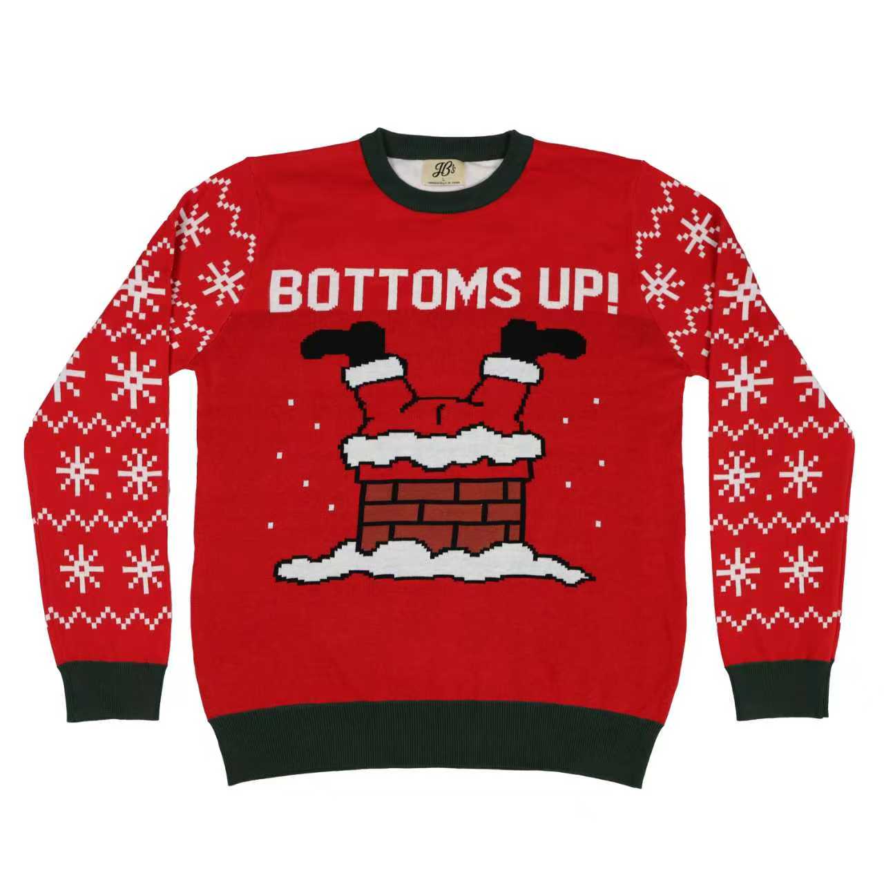 Bottoms Up! Christmas Sweater - Jollyboxs