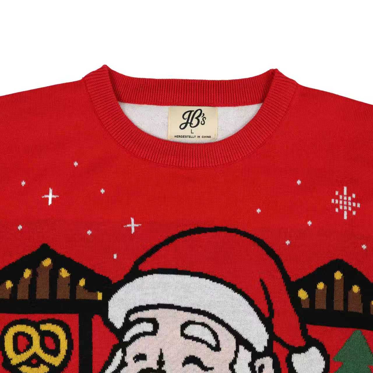 Prost! Ugly Christmas Sweater Jacquard Knit - Jollyboxs